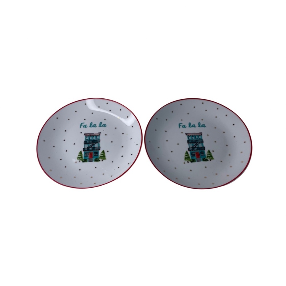 SALE - Pair of Christmas Plates
